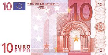 10 Euron Seteli